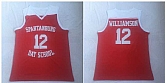 Spartanburg Griffins 12 Zion Williamson Red High School Basketball Jersey,baseball caps,new era cap wholesale,wholesale hats